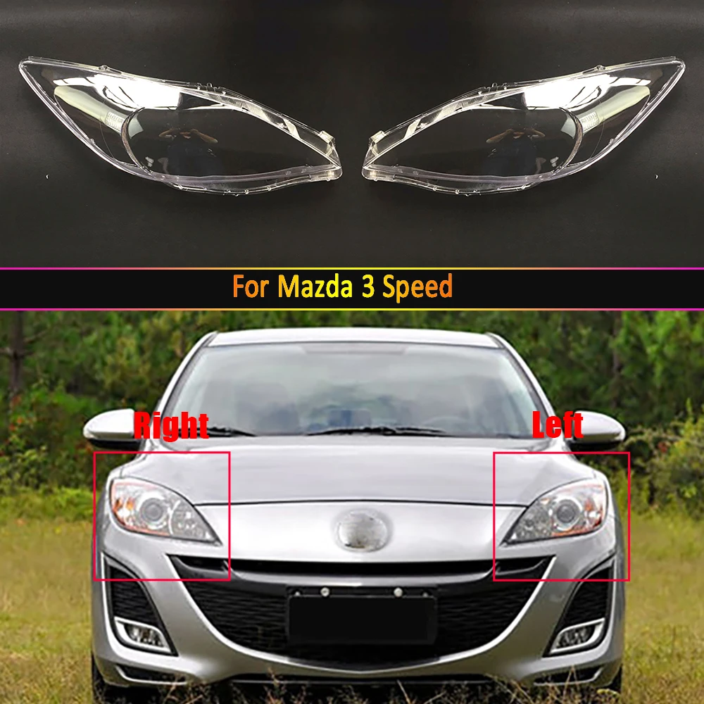 Car Headlight Lens For Mazda 3 Speed Transparent Car Headlight Headlamp Lens Auto Shell Cover