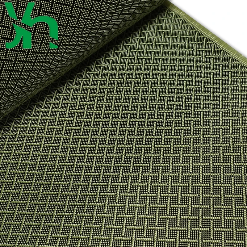 1500D Kevlar + Black 100% 3K carbon fiber, black and yellow Kevlar blend fabric