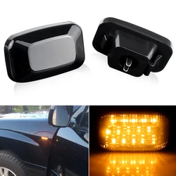 2pcs Canbus Led Smoked Side Marker Turn Signal Lights For Toyota Land Cruiser Landcruiser 70 80 100 Series