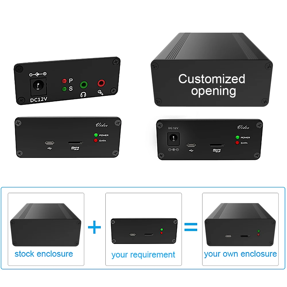 PCB Instrument Box Elektrischen Draht Stecker Outlet Gehäuse Aluminium Projekt Fall H10 88*38mm