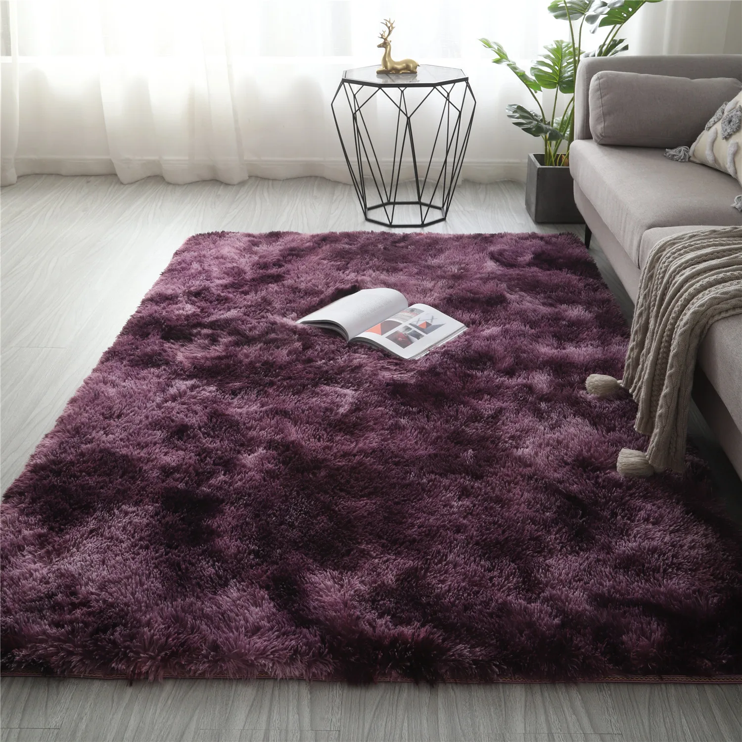 

Fluffy Home Decor Carpet Ultra Soft Carpet Extra Comfy and Soft Carpet Super Soft Fluffy Area Rugs Living Room Carpet Floor Rug