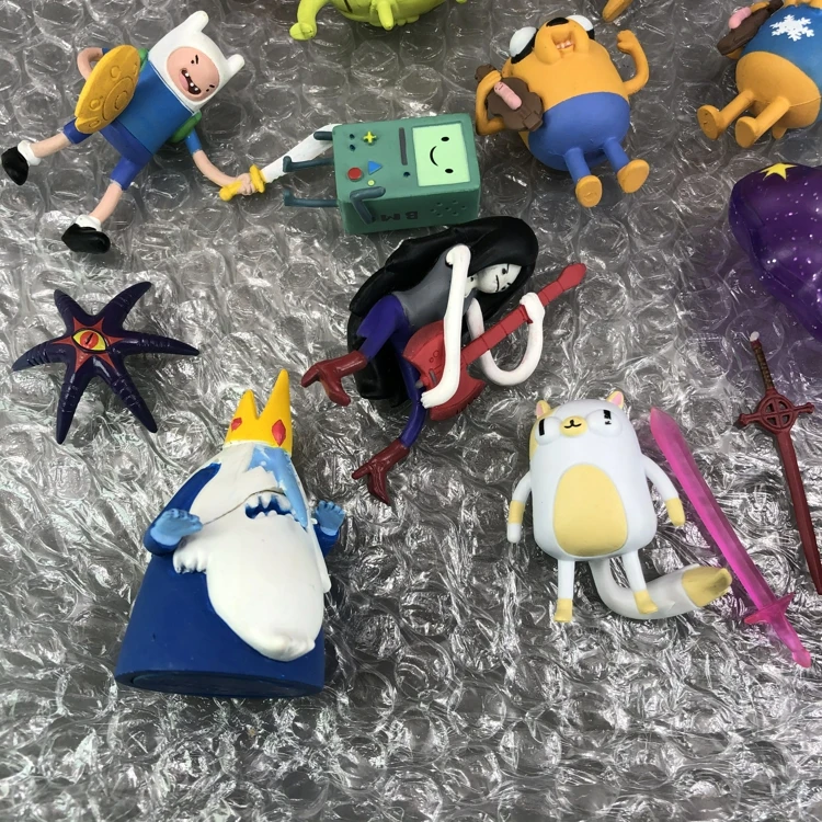 Kids Favor Cartoon Adventure Times BMO JAKE Action Figure Dolls Ice King Collectible Model Toys forkids Birthday Gift