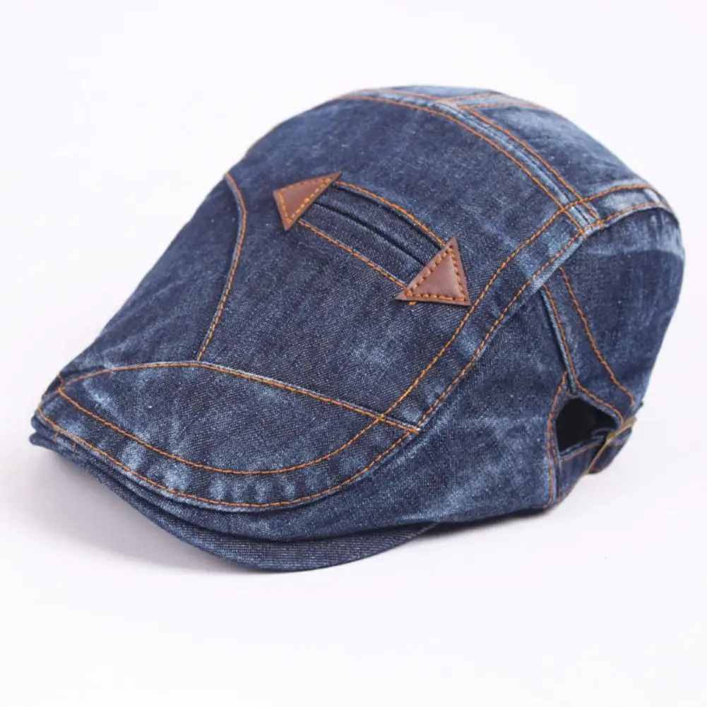 Men/Women Hat Visors Vintage Washed Jeans Outdoor Sports Denim Beret Sun Visor Flat Cap Ковбойские шляпы 2021