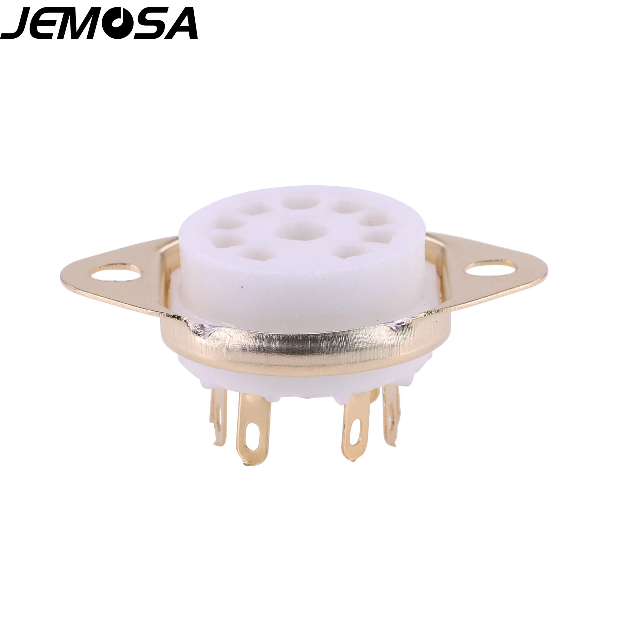 Base de tubo de válvula de enchufes de tubo de cerámica de 9 pines para 6DJ8 12AX7 ECC83 ECC82 B339 CV492 6L13 12AU7, amplificador de tubo de vacío, Audio Hifi DIY