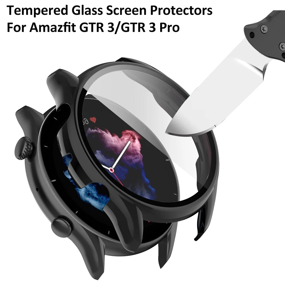For Huami Amazfit GTR 3 pro Screen Protector Case For Xiaomi  Watch Amazfit GTR 3pro Cover Ultra Slim Smartwatch Protective Shel image 3