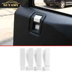 Aluminum Alloy Car Door Bolt Lock Pin Door Latch Handle For Land Rover Defender 90 110 130 2004-2018 Modified Accessories