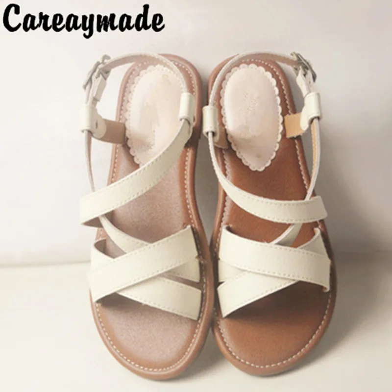 Careaymade-Japanese style pure handmade folk style Retro Simple shoes,\