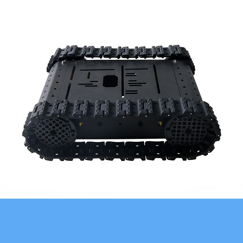 Châssis de réservoir sur chenilles intelligent en métal TC200 4WD, avec 4 moteurs TT et roues en plastique, piste en caoutchouc, jouet de bricolage pour l'éducation Arduino