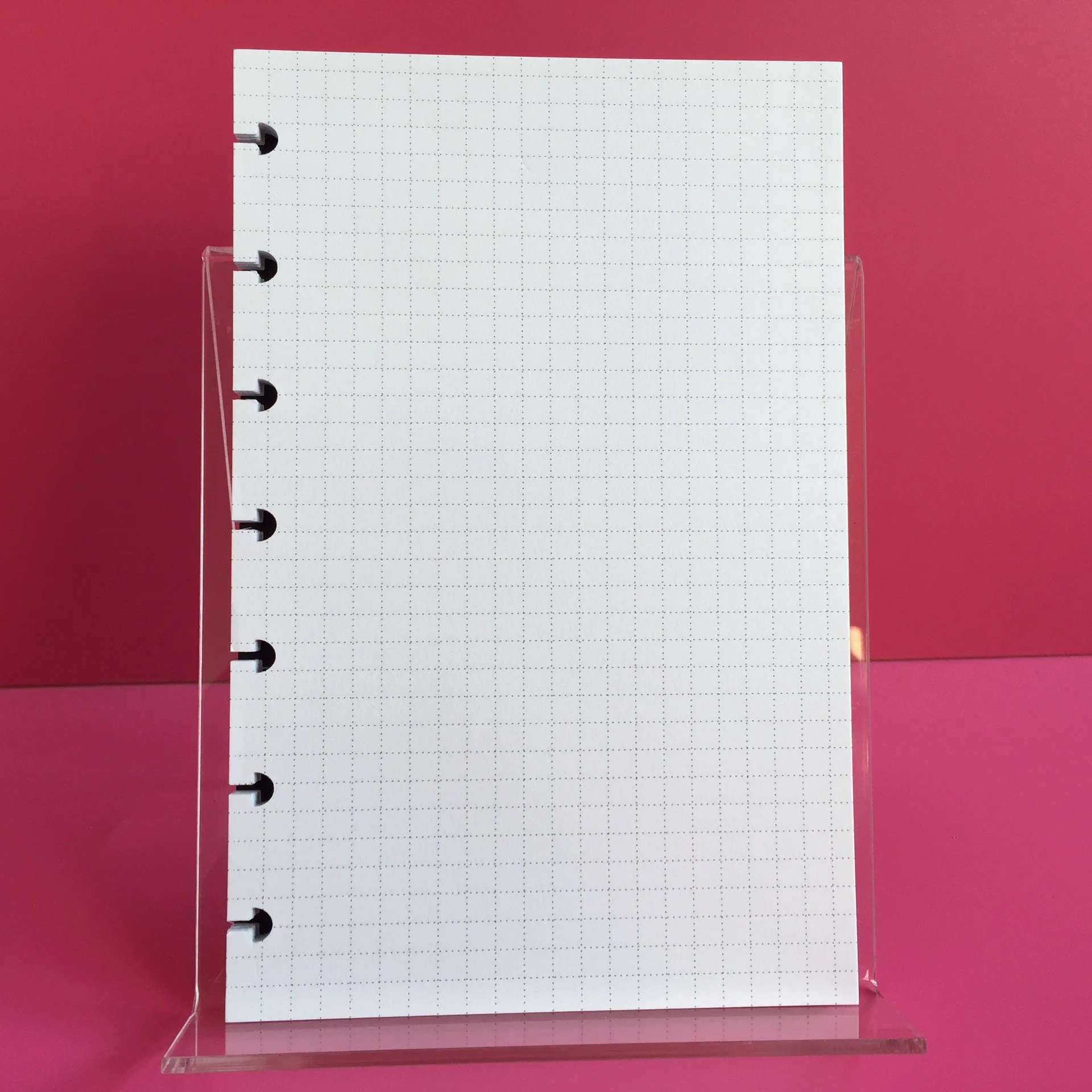 B6 Refill Paper Dot Matrix/Dotted Grid/Blank Mushroom Hole Loose Leaf Inside Paper Notebook Inside Page Notebook Refill