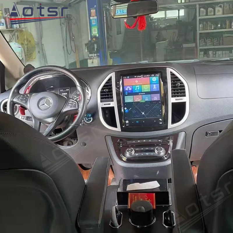 256G Tesa- Screen Android Multimedia Radio Receiver For Mercedes-Benz Vito 2016-2019 Car GPS Audio Stereo Video Player Head Unit