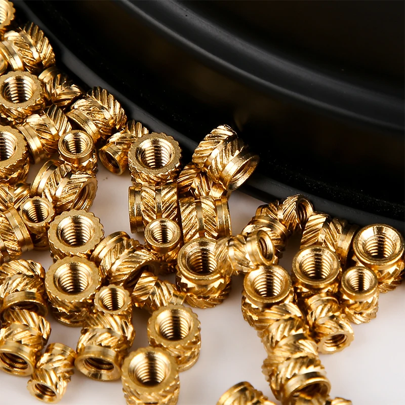 Thread Knurled Brass Embedment M3 Nuts Heat Set Insert IUB IUC for Printing 3D Printer Accessories Parts Support 50Pcs