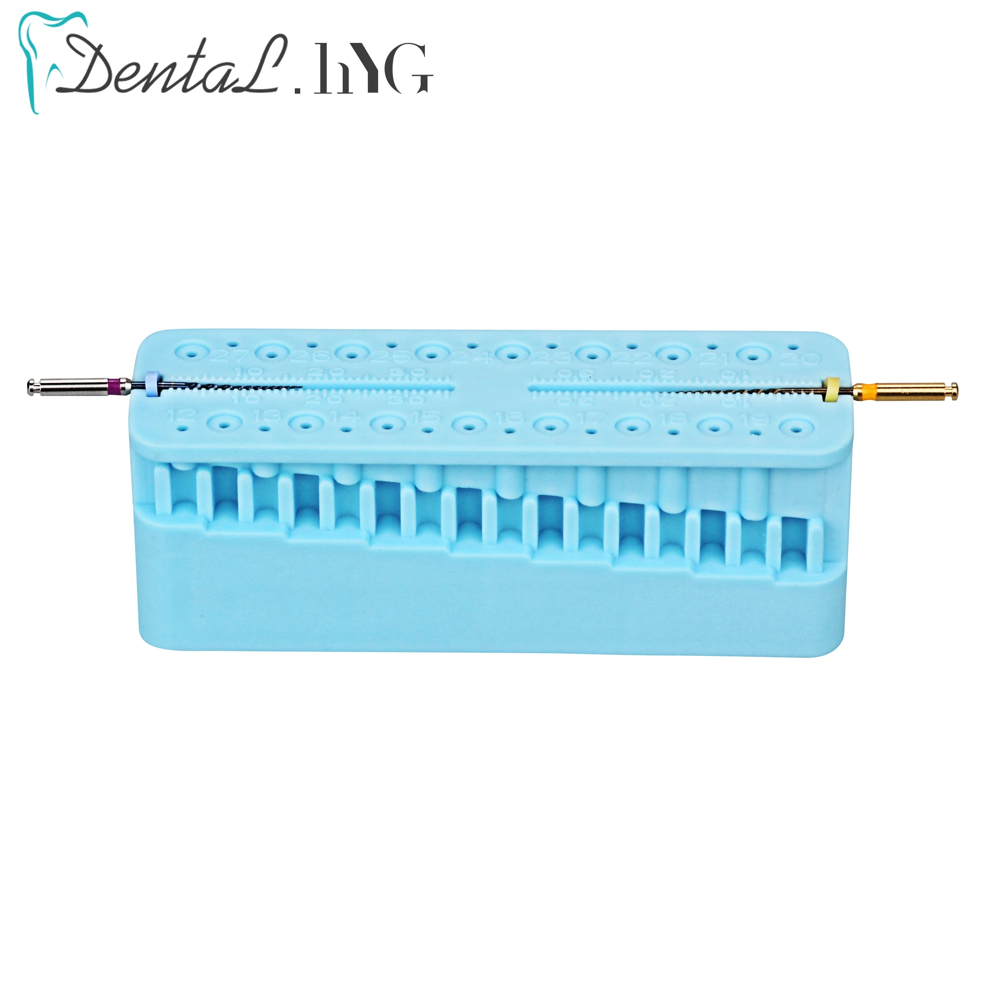 1Pc Dental Endodontic Ruler Block Files Measuring Tools Accessory Plastic