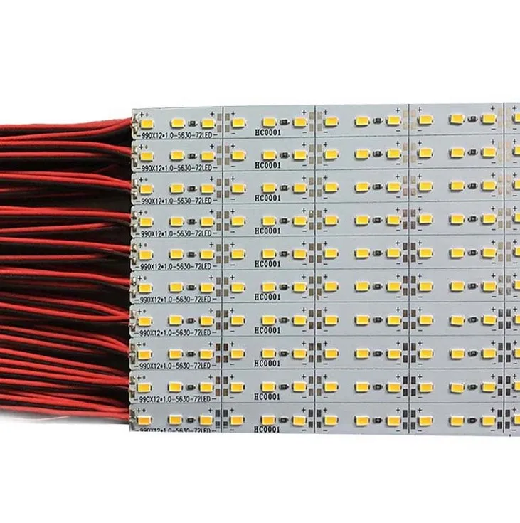 30pcs Super Bright Hard Rigid Bar light DC12V 50cm 36 leds SMD 5630/5730 Aluminum Alloy Led Strip light For Cabinet