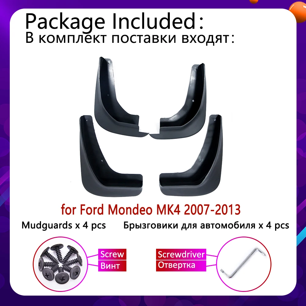 for Ford Mondeo MK4 2007 2008 2009 2010 2011 2012 2013 Mudguards Mudflap Fender Mud Flaps Guards Splash Wheel Car Accessories