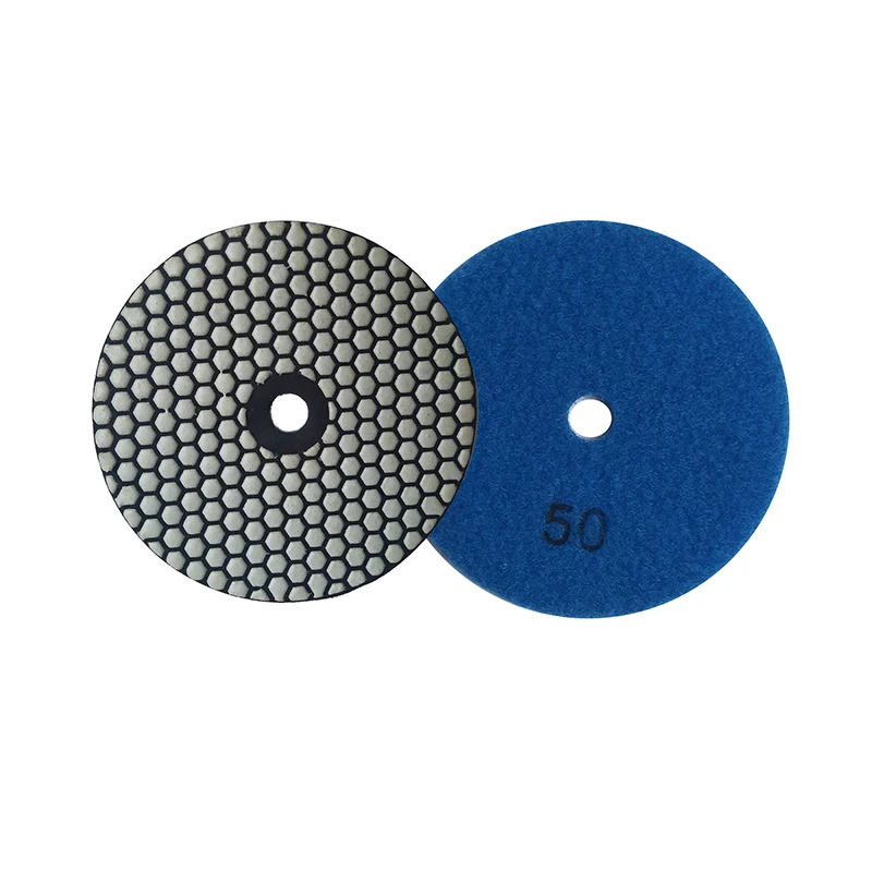 3PCS/Set 7 Inch 180mm Dry Polishing Pad Sharp Type Flexible Diamond Polishing Pad For Granite Marble Stone