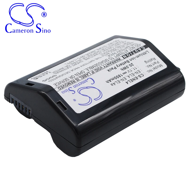 Nikon EN-EL4 디지털 카메라 배터리, CameronSino 배터리, Nikon D2H D2Hs D2X D2Xs F6 D3 D3X D3S, 1800mAh, 19.9Wh, 11.10V