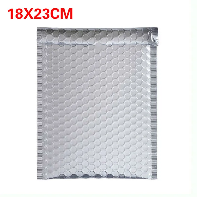 18*23cm+4cm Bubble Buffer Self Adhesive Seal Bags PE Waterproof Plastic Cellophane Bags Gifts Bag Candy Pouch Jewelry Packaging