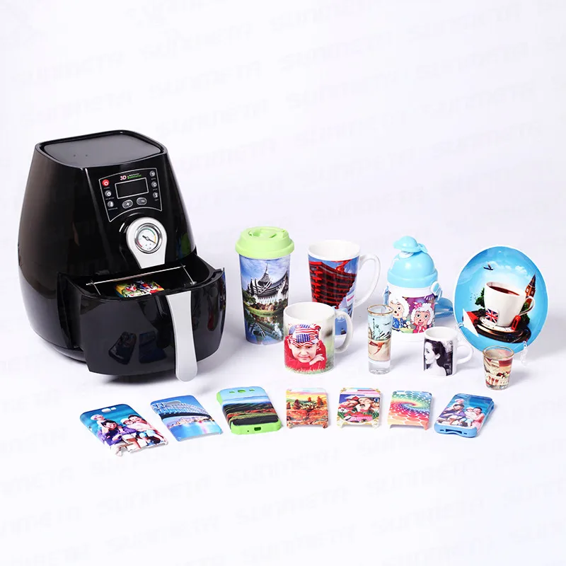 Mini Small 3d Sublimation Step Vacuum Heat Press Accessories  Multifunction Printer Machine