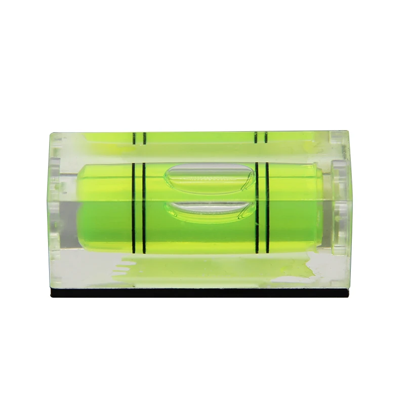 (10 stuks/batch) maat 15*15*40mm magnetisch frame muur niveaumeter vierkante niveau bubble draagbare niveau