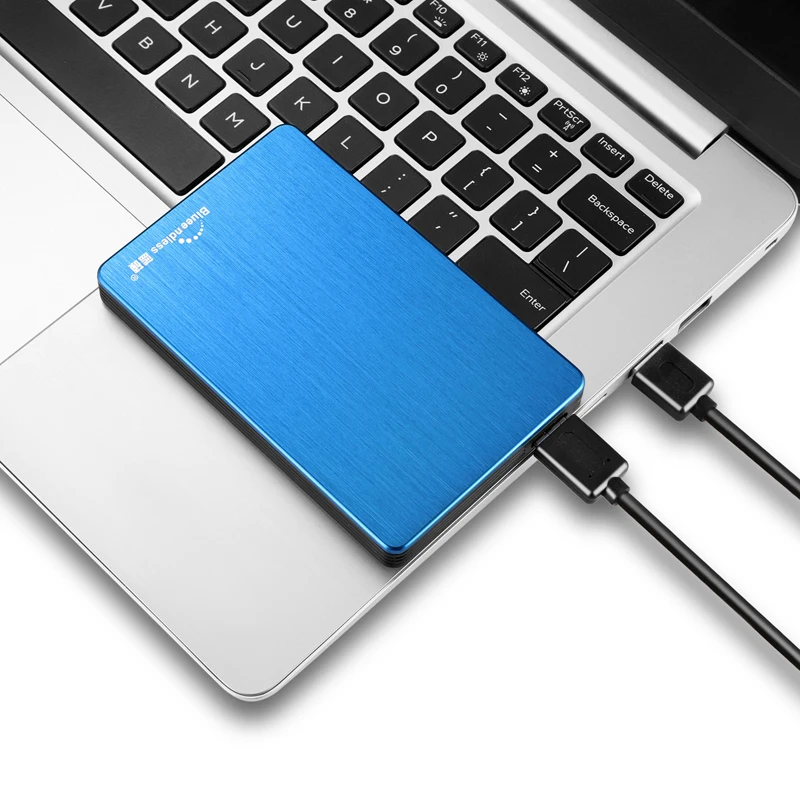 Blueendless Ultra Slim Portable External Hard Drive 1TB/750GB HDD USB3.0 Hard Disk Devices Storage for Desktop Laptop PC