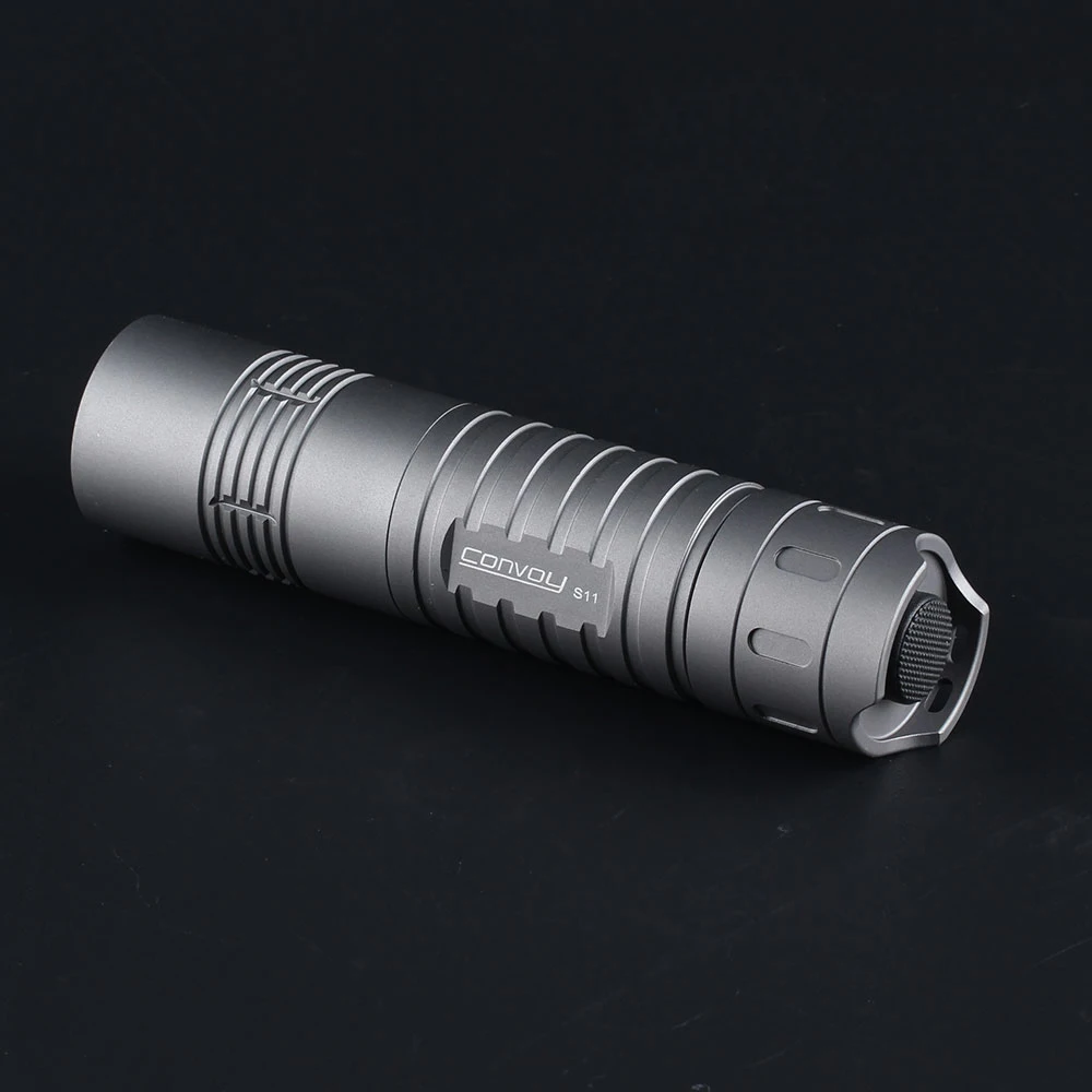 Led Flashlight Convoy S11 High Powerful Flash Light XHP50.2 2400lm Grey Torch 26650 Portable Linterna Camping Hiking Lanterna