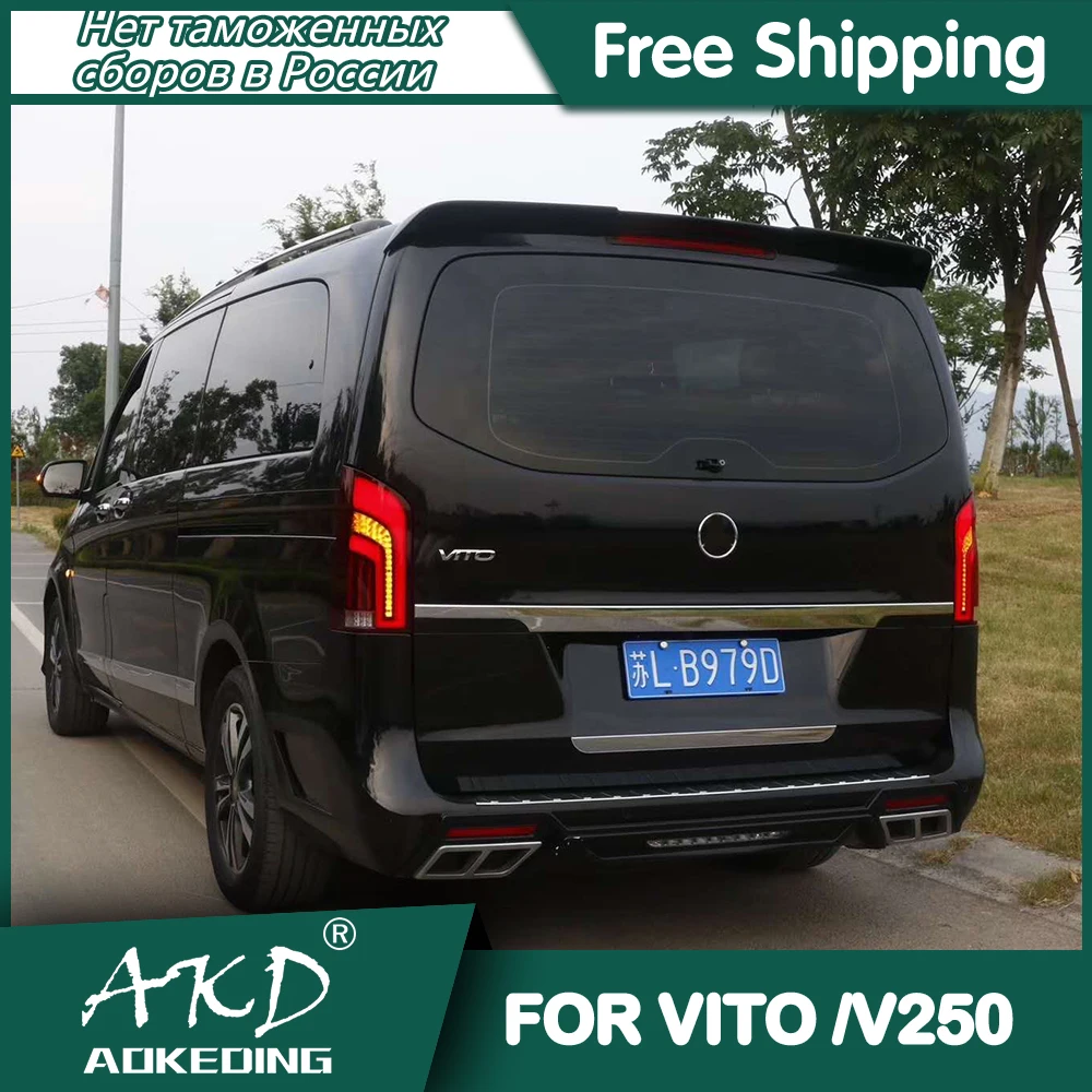 

Tail Lamp For Benz VITO 2016-2020 V250 V260L Tail Lights Led Fog Lights DRL Daytime Running Lights Tuning Car Accessories