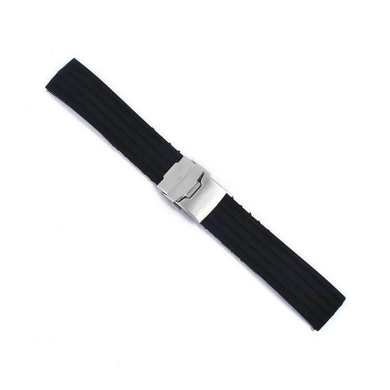 18mm 20mm 22mm 24mm Quick Release Korn Silikon Uhrenarmband für Universal Uhrenarmband Sport Wasserdichtes Gummi-Uhrenarmband – Detail 26