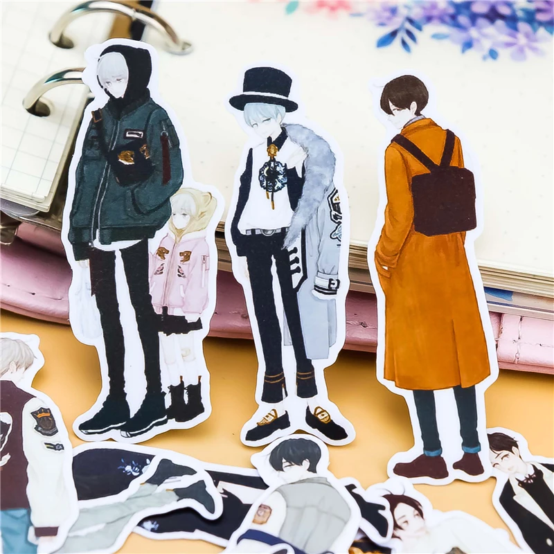 

25Pcs Cute Boys Stickers Kawaii Stationery Fashion Laptop Snowboard Home Decor Car Styling Decal Fridge Doodle Kid Toy Sticker