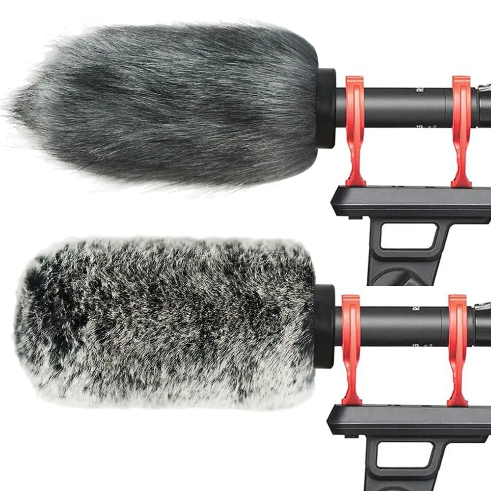 

Microphone Furry Rigid Windscreen Muff Mic Wind Cover Fur Filter Outdoor Microphone Windscreen for Rode NTG5