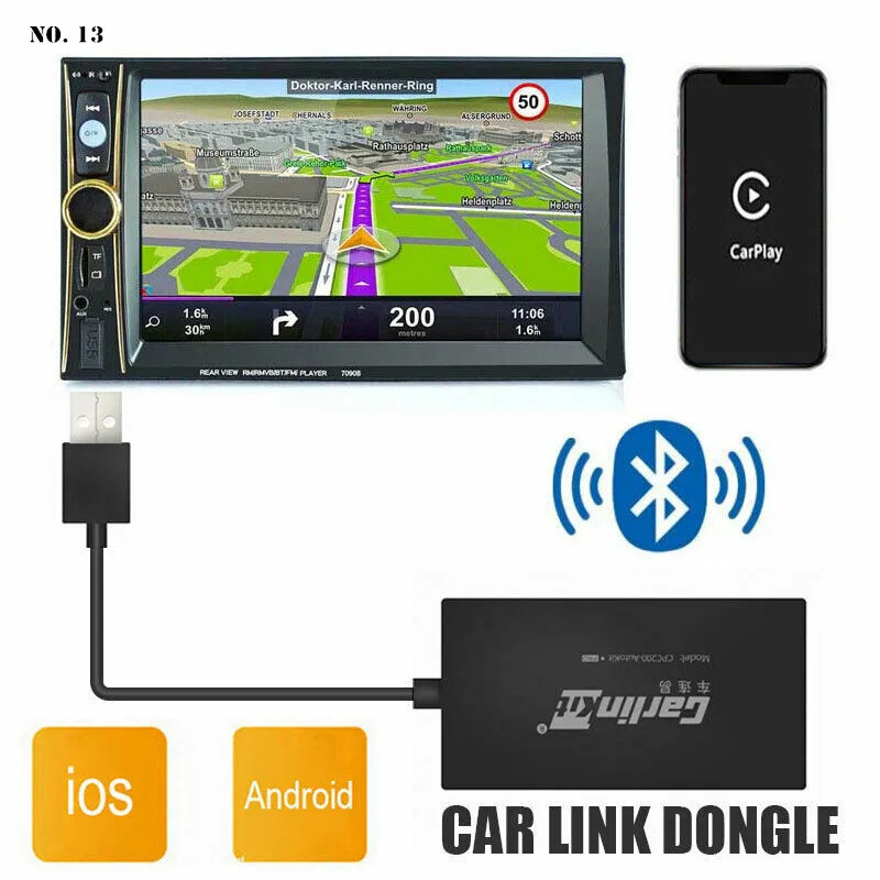 Carlinkit Wireless Smart Link Apple Carplay Dongle for Android Navigation Player Mini USB Carplay Stick with Android Auto new