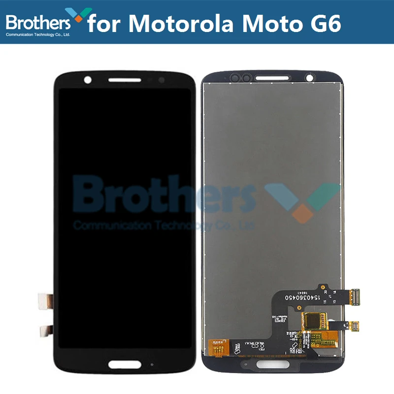 Layar LCD untuk Motorola Moto G6 layar LCD untuk Motorola G6 xt1923 layar sentuh perakitan LCD pengganti Digitizer diuji