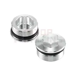 Motorcycle Front Fork Upper Screws Top Caps Fork Bolts For Yamaha XVS650 2004-2017 XJR400 1995-2007 FZ400 1997 41mm Fork Silver