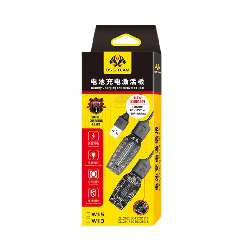 Imagem -06 - Oss-placa de Ativação de Bateria para Iphone 512 Pro Max 12mini Xiaomi Android Carregamento Rápido Linha de Inicialização de Teste