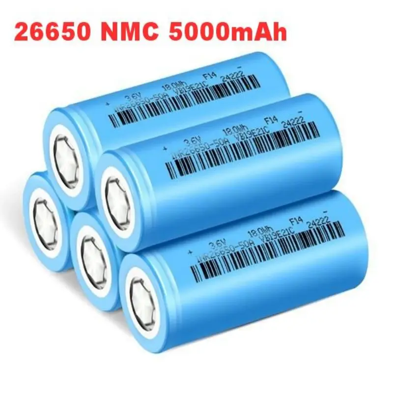 

26650 NMC PLB Cylindrical 5000mAh High Energy Density Rechargeable Battery for EV Scooter Solar ESS Trolly Golf Cart