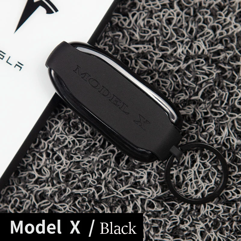 1 Piece Model 3 Car Key Case Cover for Tesla Model 3 Protector White Key Chain for Tesla Model S  X  Accessories