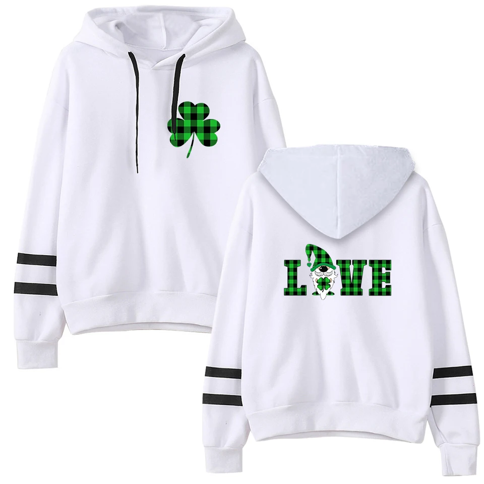 

St Patrick's Day Print High-Quality Hoodies Men/Women Fashion Hooded Sweatshirt Parallel Bars Pullover Clothes