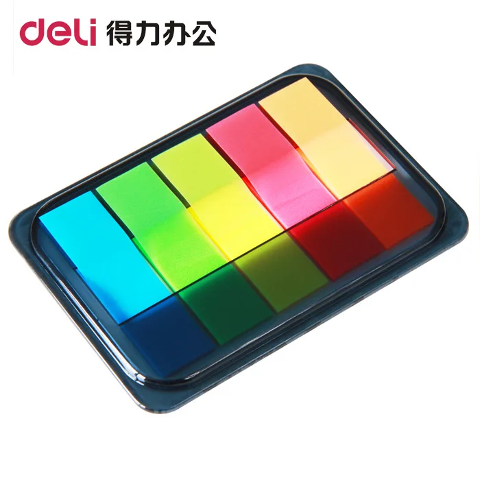 9060 Fluorescerende Membraan Indicator Label Extractie Doos Gecategoriseerd Notities En Index Post Sticky Notes Briefpapier