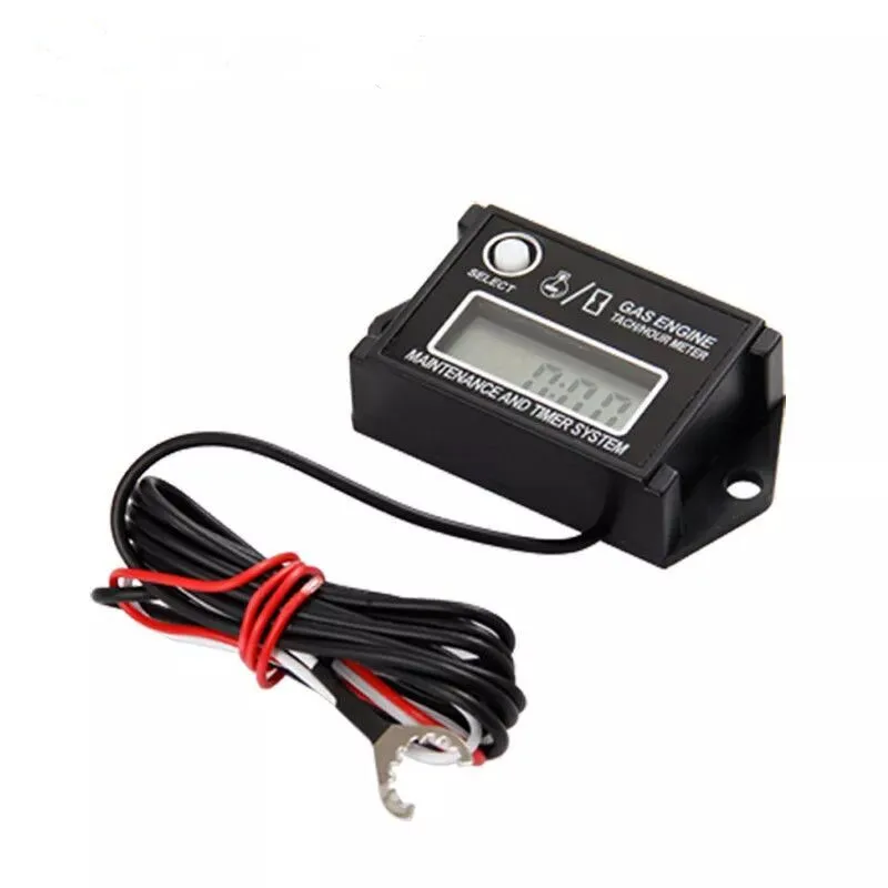 Motor Vehicle Gasoline Engine Induction Waterproof Tachometer Reset Accumulator Timer to View Maximum Speed