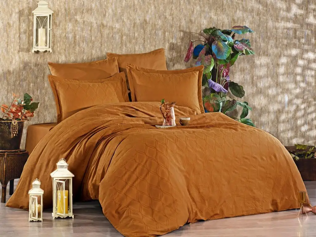 Çeyizdiyarı Vanessa Double Personality Duvet cover set Cappucino