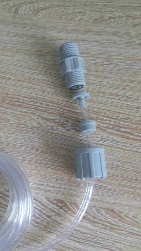 مضخة الجرعات موصل الخرطوم واجهة صمام الملحقات ثاني أكسيد الكلور مضخة معايرة الملحقات الخارجي سلك صمام كم