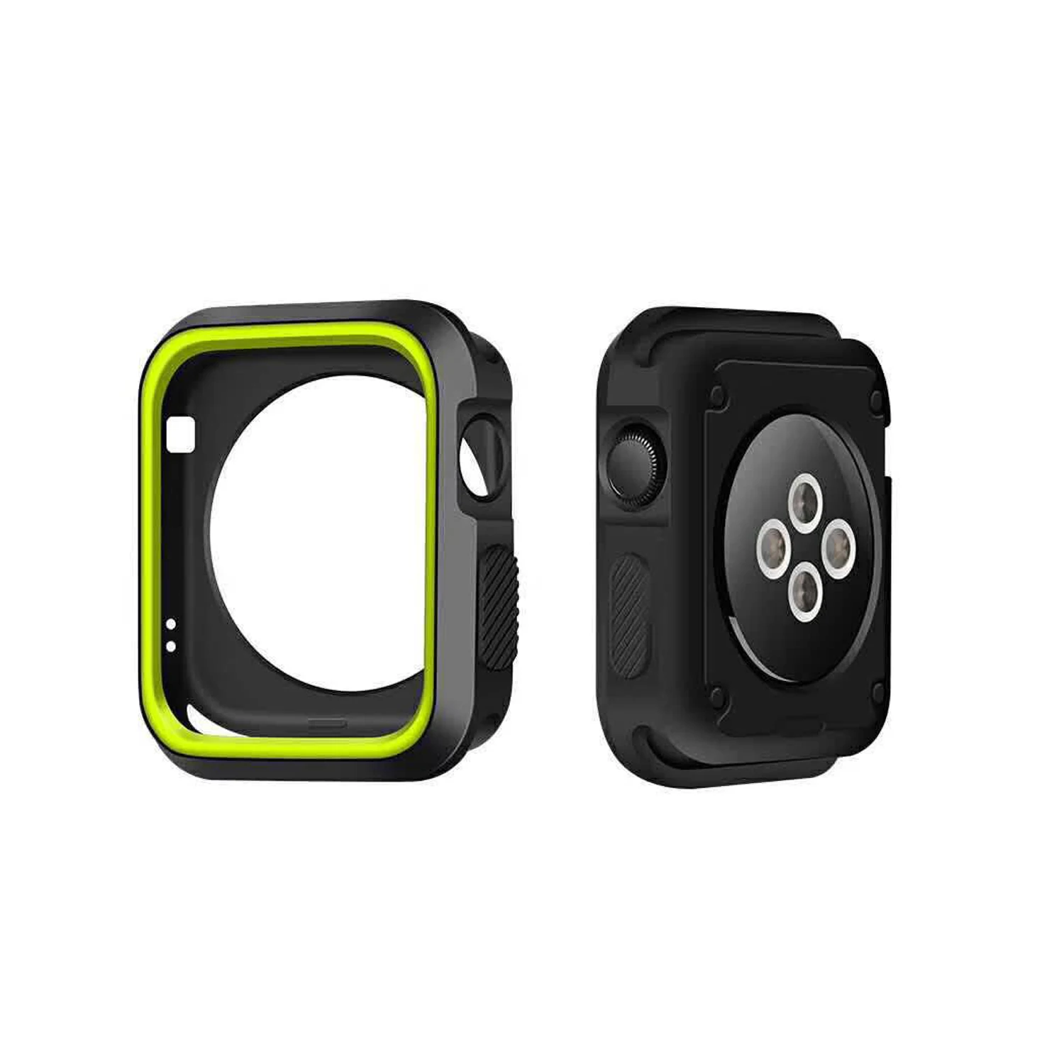 PC Case cover For Apple Watch series 6 SE 5 4 3 44mm 40mm iwatch 42mm/38mm protective silicone protector shell