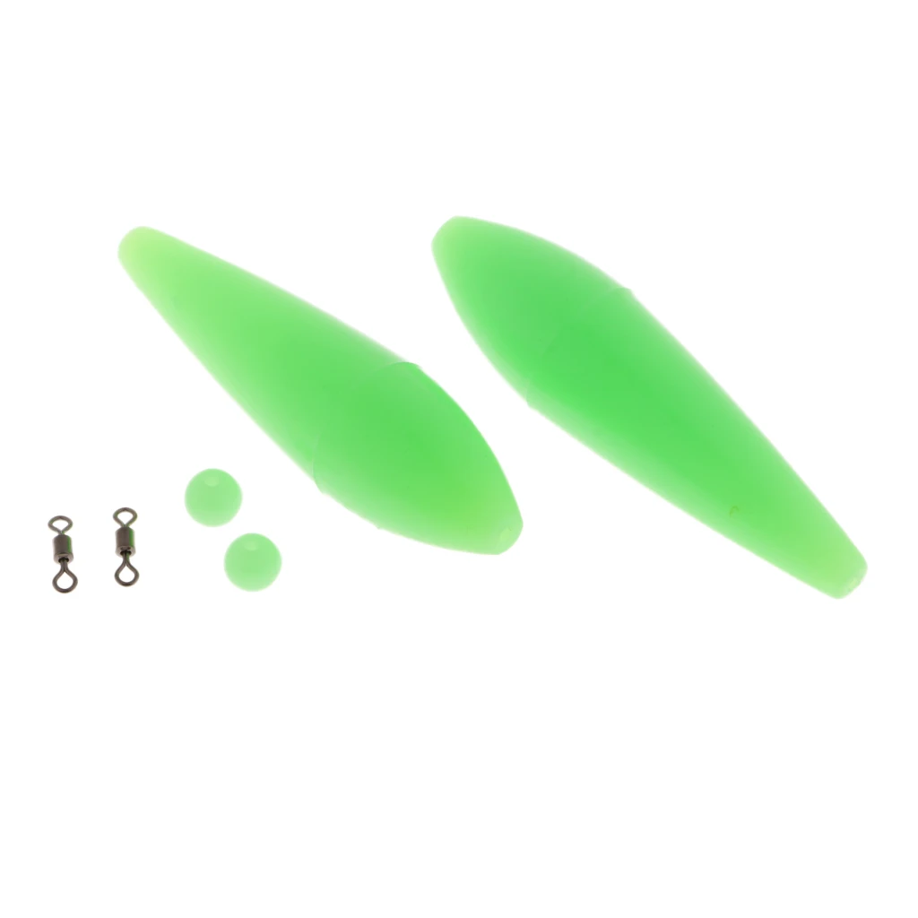 2pcs Floating  Bombarda Fishing Float for Long Distance Casting Lures Sequins Flies