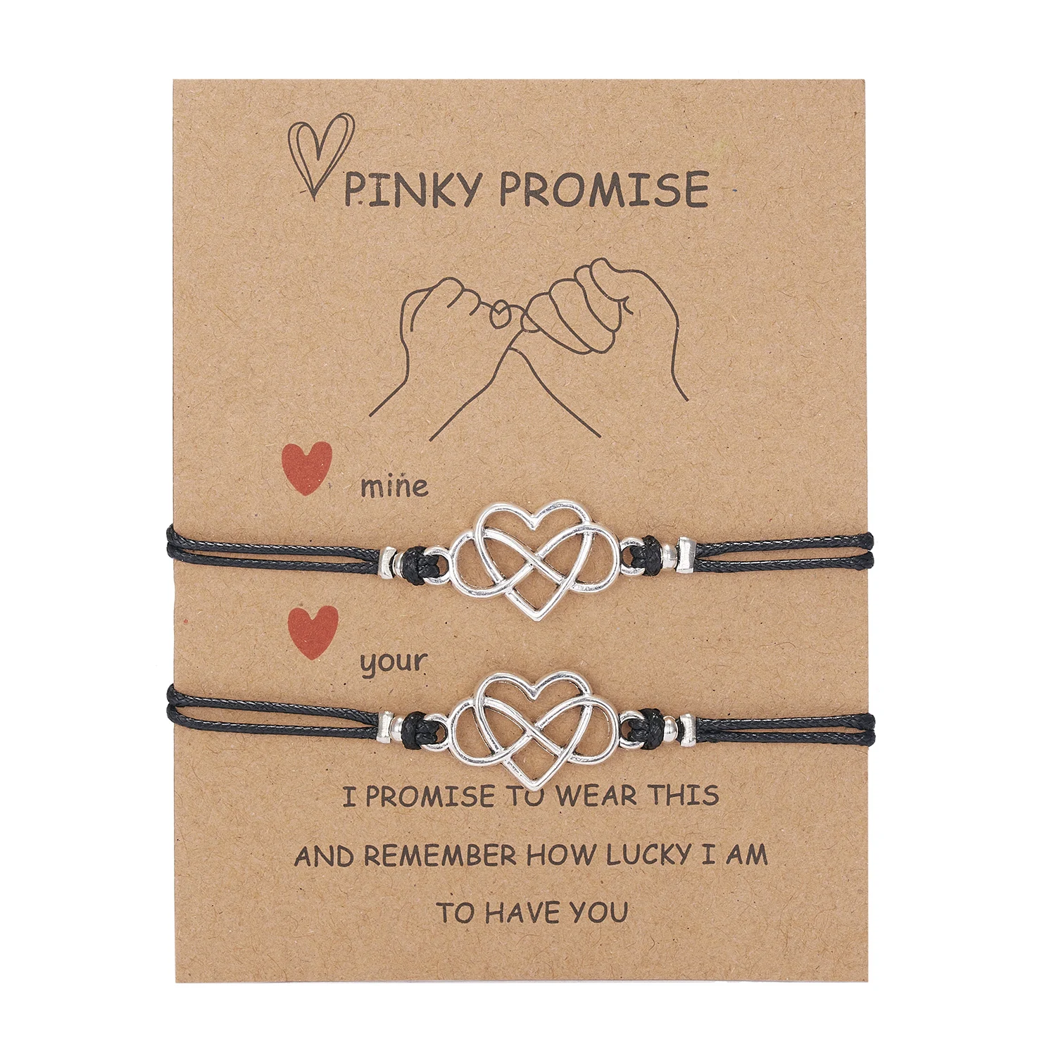 2 teile/satz Charme Paar Freundschaft Armband Liebe Herz Daisy Vulkanischen Stein Perle Armreifen Armband Für Frauen Männer Glück Merk Schmuck – Detail 28