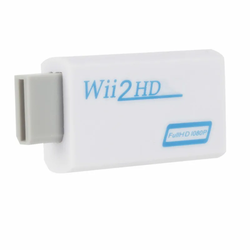 Full HD 1080P Wii To HDMI-compatible Converter Adapter Wii2HDMI-compatible  3.5mm Audio for PC HDTV Monitor Display