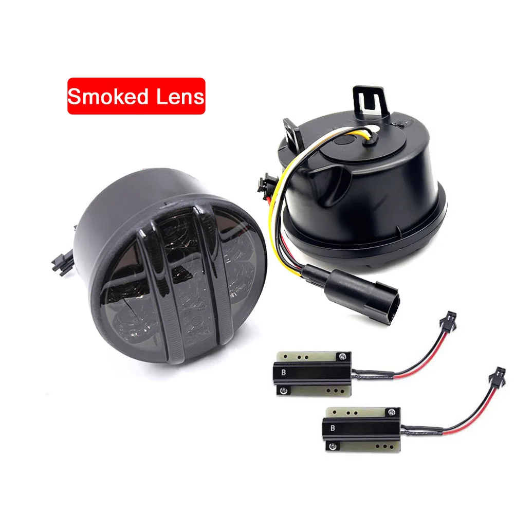 

2-IN-1 Front LED Turn Signal Assembly White Daytime Position Lights Amber Turn Signal Lights For Jeep Wrangler JK 2007-2017