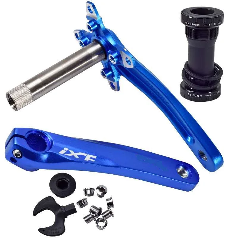 104BCD Aluminum Alloy MTB Bike Crankset Road Bicycle Crank Arm With Bottom Mountain Bicycle Parts Accessories Crank Set 170mm