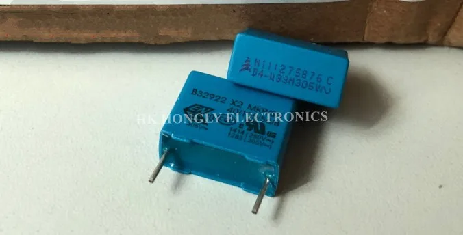 10PCS B32922 X2 MKP/SH U1 U15 U22 U33 U47 U68 M 20% 305V P=15mm 0.1UF 0.15UF 0.22UF 0.33UF 0.47UF 0.68UF MET FILM CAPACITOR