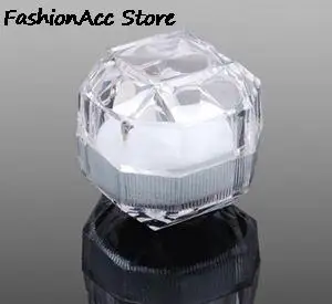 1pc Practical Ring Box For Acrylic Jewellery Packing Amazing Display For Ring Gift Hot Sale Transparent Carrying Cases