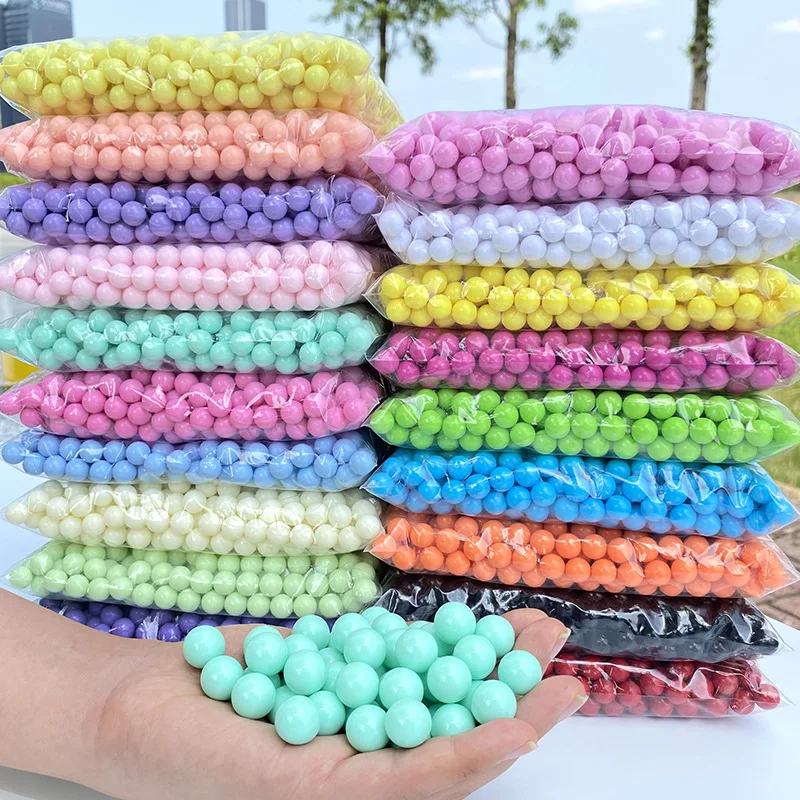 New Colorful Solid Acrylic Round Beads without Hole DIY Jewelry Accessories Gumball Plastic Lucite Beads 6mm 8mm 10mm 12mm 14mm