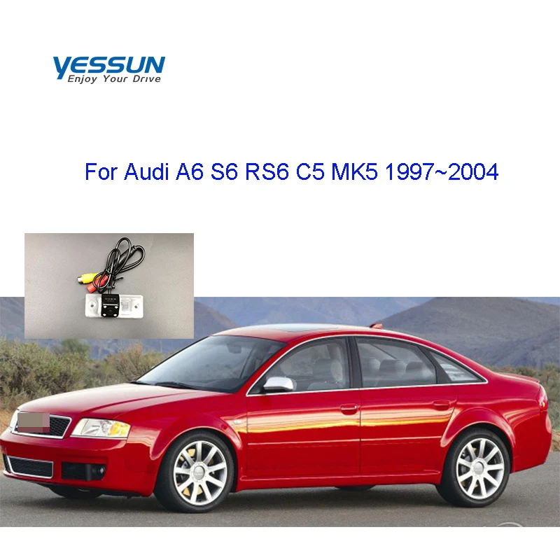 Yessun rear view camera For Audi A6 S6 RS6 C5 MK5 1997~2004 camera Parking /license plate camera